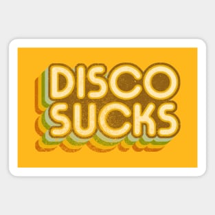 Disco Sucks (version 2 - faded) Magnet